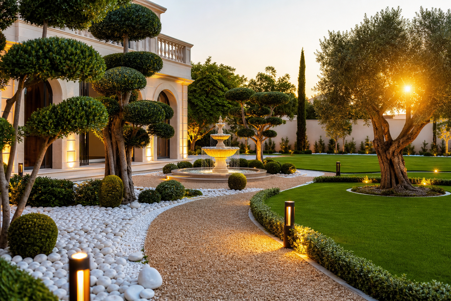 Grădină luxury amenajată — Dual Construct & Garden